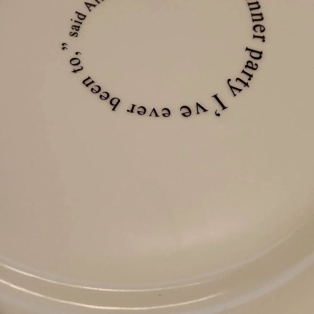 Alice in Wonderland Cafe Paul Cardew Set 2 Dinner Plates 2010 - Picture 4 of 6